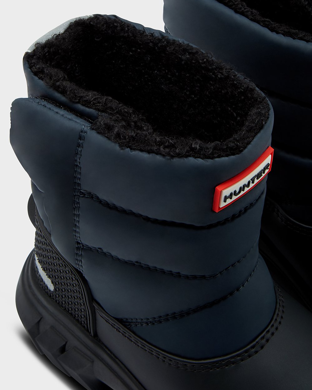 Botas De Nieve Original Little Insulated Hunter Niños - Azul Marino/Negros - 709861GIL